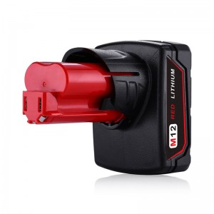 M12 Lithium Ion 12V 6000mAh Power Tool Batterijen Pack voor Milwaukee