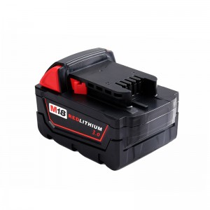 Lithium 18V 3000mAh Accu-boorbatterijen voor Milwaukee 48-11-1840 M18 vervangen