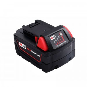 Lithiumion 18 V 5000 mAh Repalcement Oplaadbare Power Tool-batterijpakketten voor Milwaukee 48-11-1840 M18