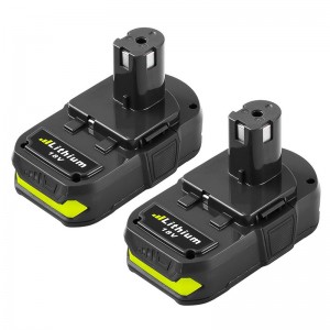 Voor Ryobi P102, P103, P104 2000 mAh 18 V Li-ion vervangende boormachines